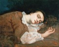 Étude pour Les Demoiselles des bords de la Seine Réaliste réalisme peintre Gustave Courbet